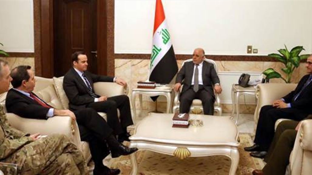 مبعوث أوباما يؤكد للعبادي دعم الولايات المتحدة لسيادة العراق ووحدة أراضيه
