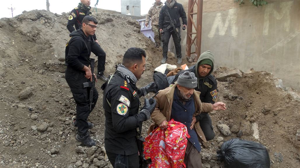 جهاز مكافحة الإرهاب يعلن اخلاء 170 مدنيا شرق الرمادي