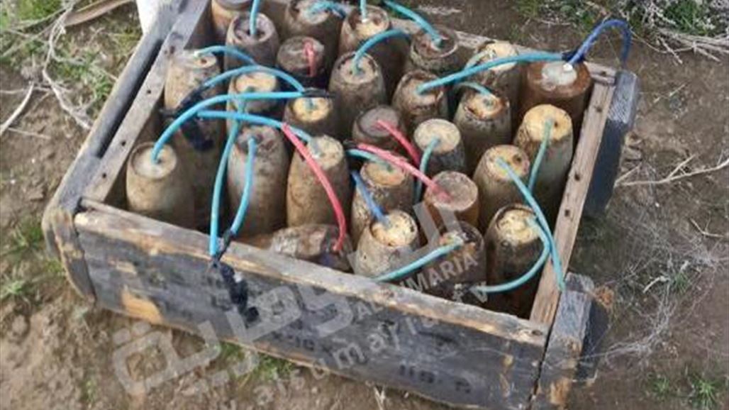 العثور على مخبأ للعبوات الناسفة شمال بعقوبة
