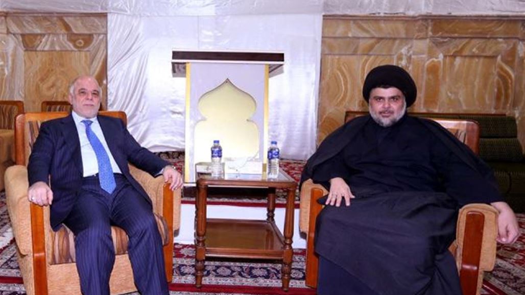 العبادي يلتقي الصدر في العتبة الكاظمية