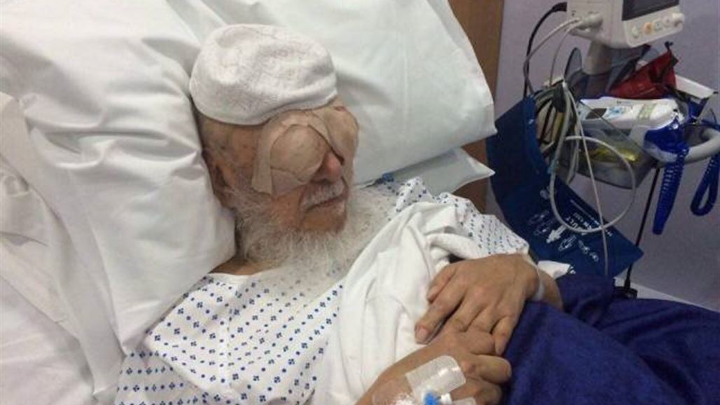 المرجع الفياض يجري ثالث عملية جراحية لعينيه في لندن