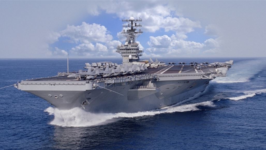 إصابة ثمانية بحارة على سطح حاملة طائرات أمريكية