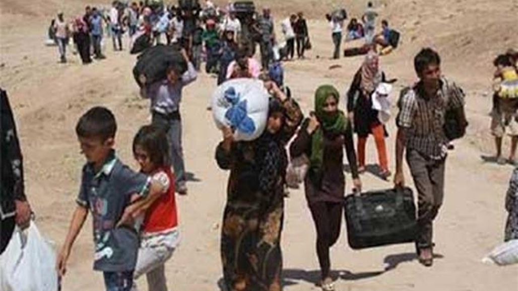 نزوح ما يزيد عن 400 اسرة من قرى في شمال غرب مخمور