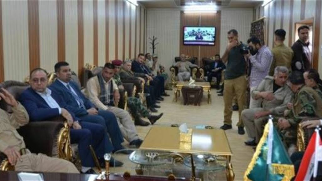 العامري يصل الى طوزخورماتو ويعقد اجتماعاً مع قيادات الحشد الشعبي