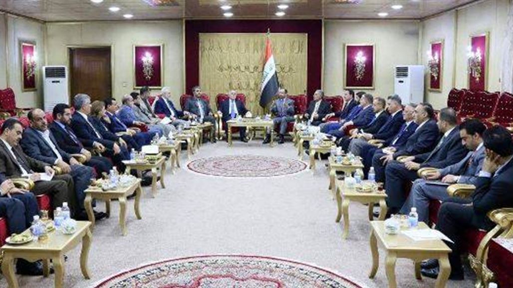 بدء اجتماع موسع في مكتب الجبوري بحضور العبادي ورؤساء الكتل النيابية