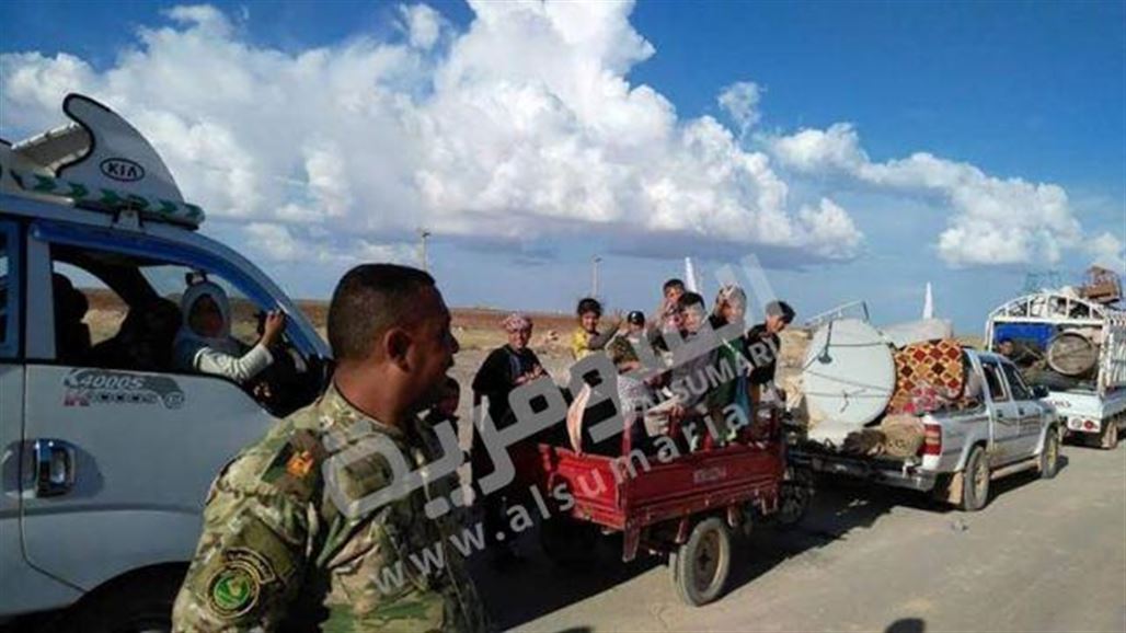 عودة 800 نازح الى ناحية كبيسة في الانبار