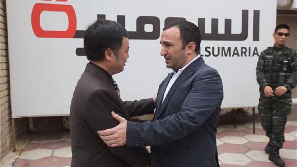 السفير الصيني يزور "السومرية" ويؤكد أنها أول زيارة يجريها لمؤسسة اعلامية عراقية