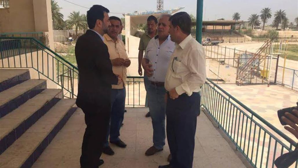 عبطان يشدد على إكمال ملعب بابل ويعزو التأخير للضائقة المالية