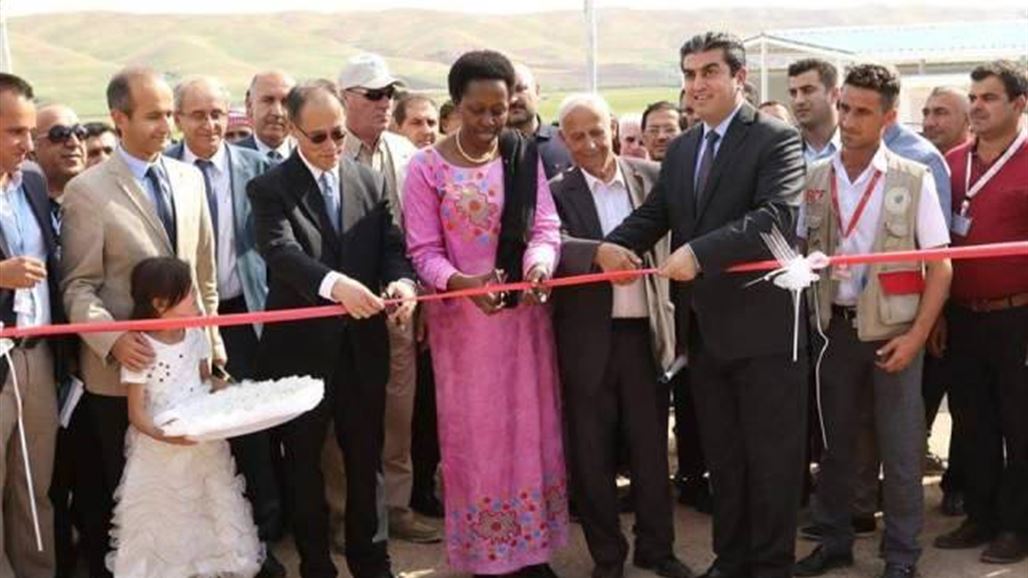 افتتاح مشروع لإيواء النازحين شمال دهوك