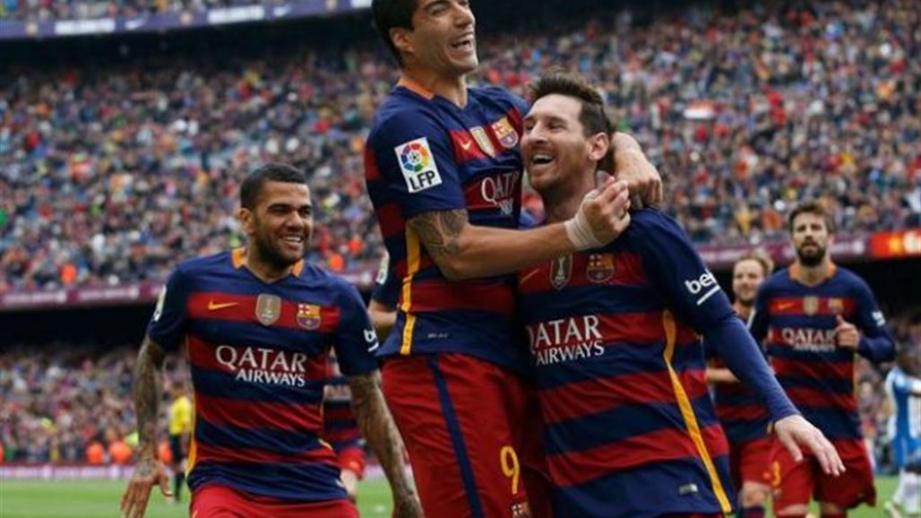برشلونة يتوج بطلاً للدوري الاسباني بعد فوزه على غرناطة