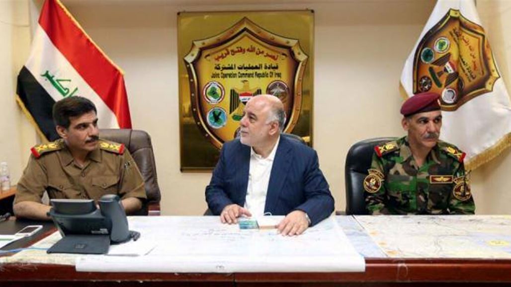العبادي يزور قيادة العمليات المشتركة