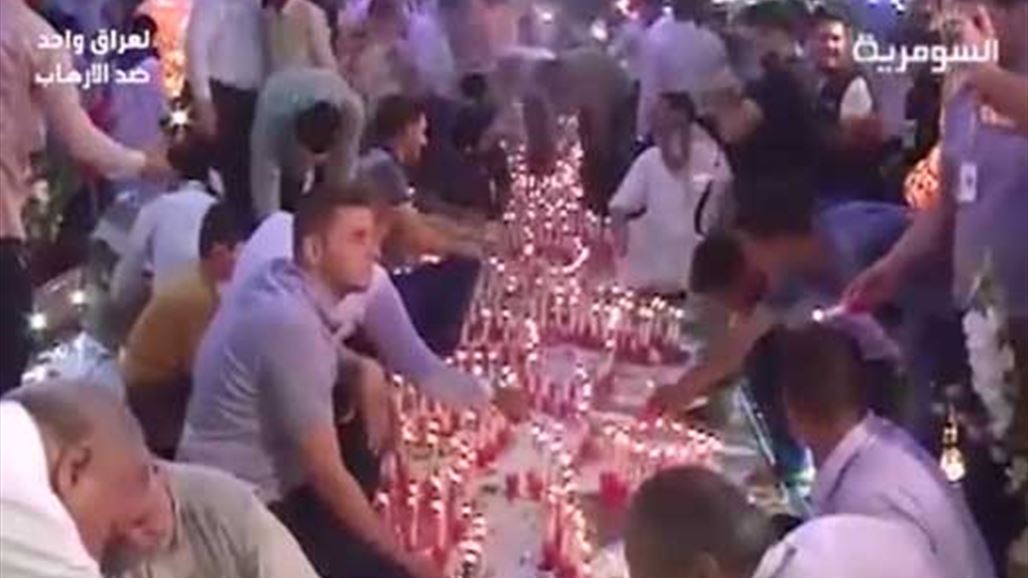 عمر الإمام المهدي يُكتب بآلاف الشموع في الزيارة الشعبانية