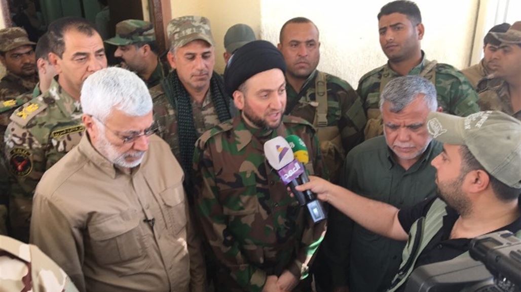 الحكيم يزور القطعات الأمنية والحشد في الفلوجة