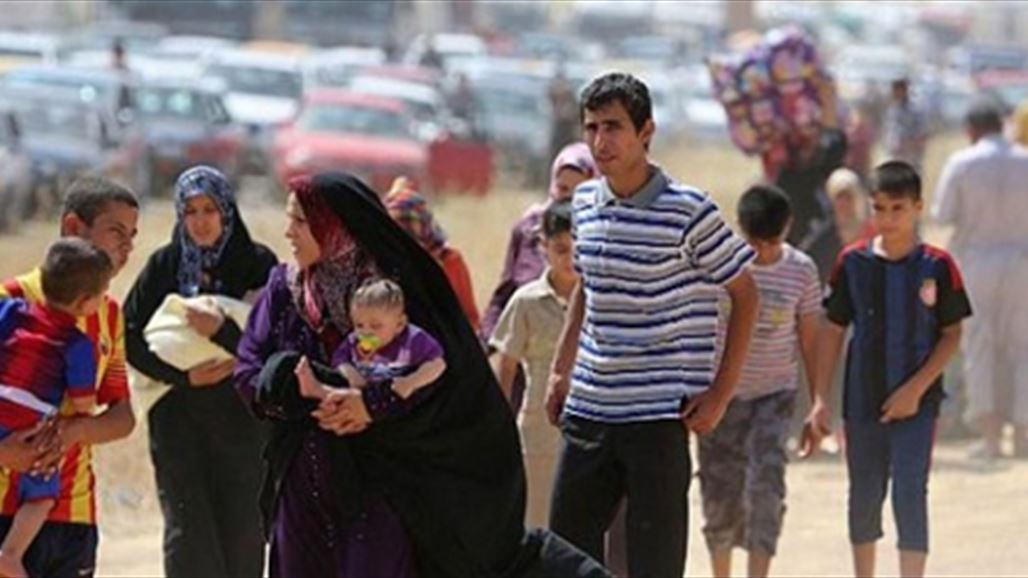 الهجرة تستقبل 420 عائلة نازحة من الشرقاط في مركز استقبال بيجي