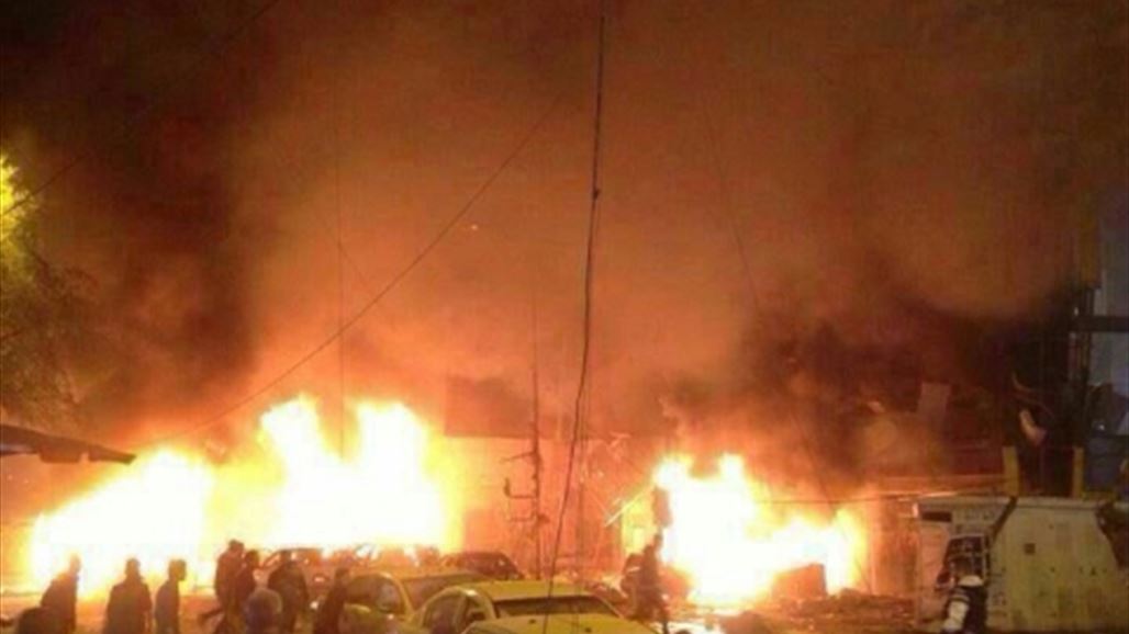 اصابة 20 شخصا على الاقل بانفجار الكرادة وسط بغداد
