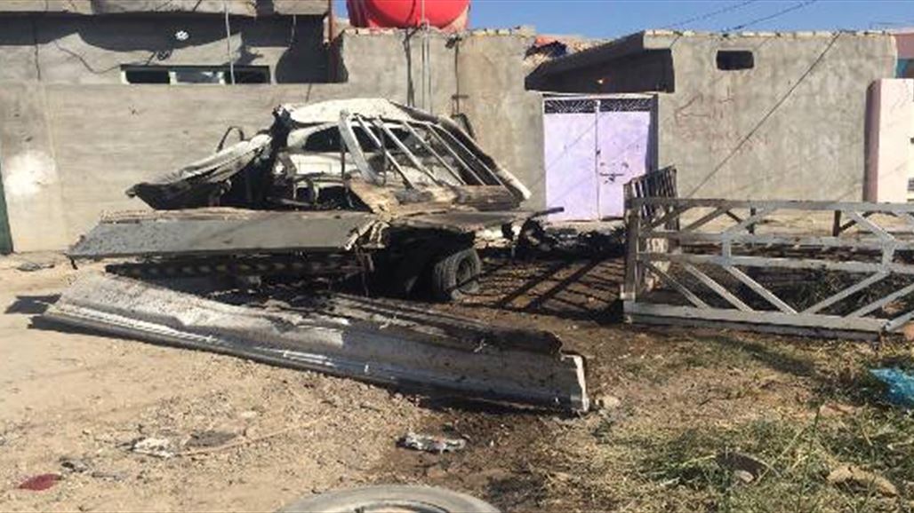 انفجار عبوة ناسفة داخل سيارة مدنية في بلد