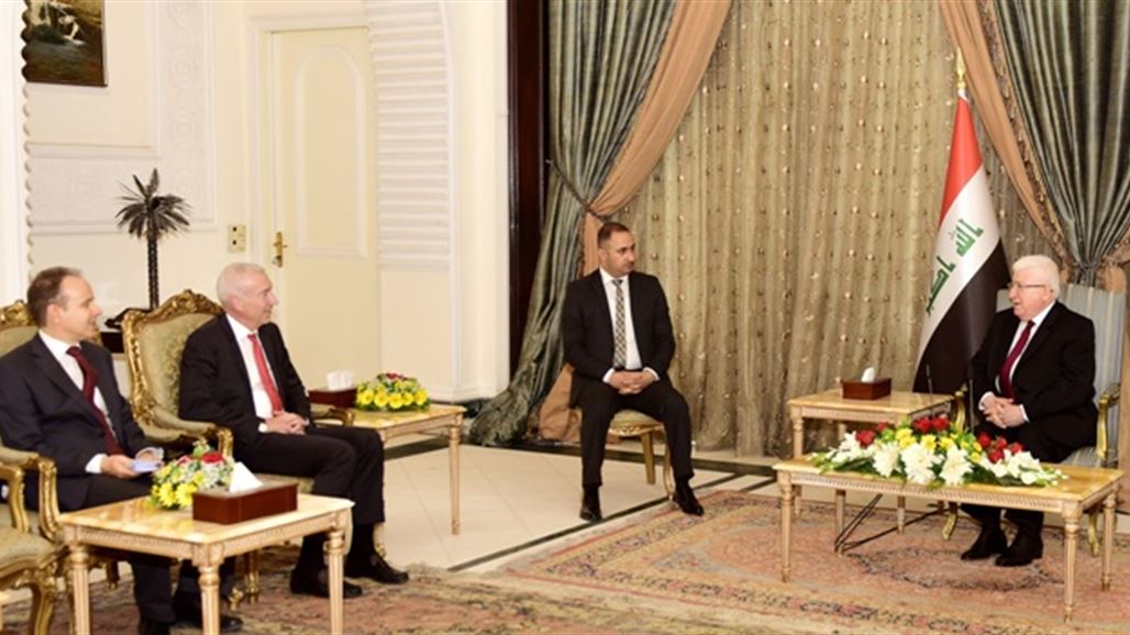 معصوم يدعو المانيا للمساهمة في خطط إعمار العراق