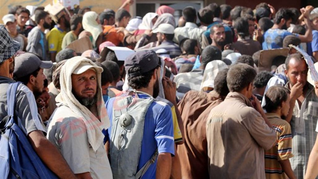 الهجرة: أعداد النازحين من الشرقاط والقيارة تجاوزت الـ11 ألف أسرة