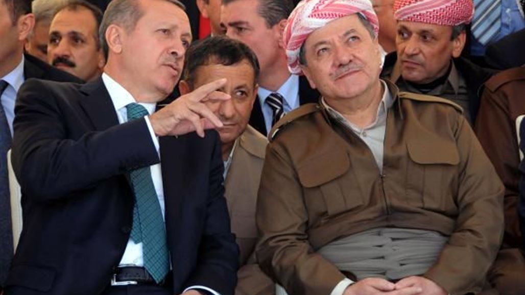 البارزاني يصل الى العاصمة التركية انقرة