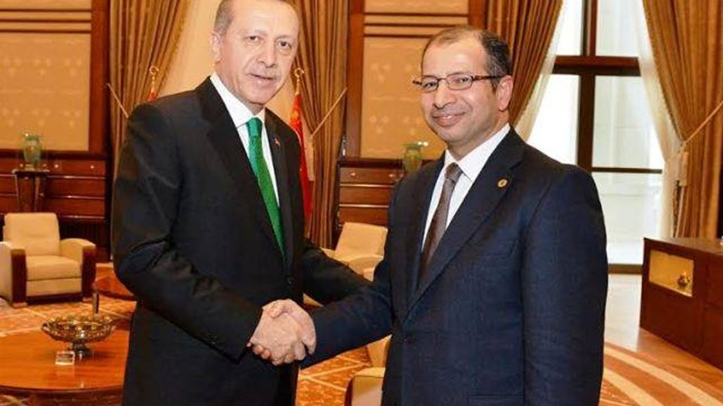 اردوغان يستقبل الجبوري في انقرة
