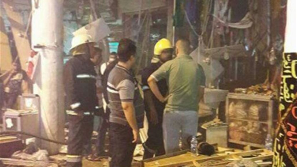 فرق الدفاع المدني تتمكن من اخماد حريق اندلع وسط النجف