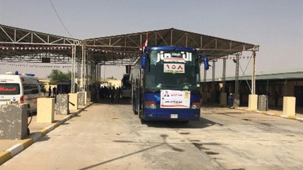 إدارة عرعر تعلن عودة 2000 حاج برا عبر المنفذ بالانبار