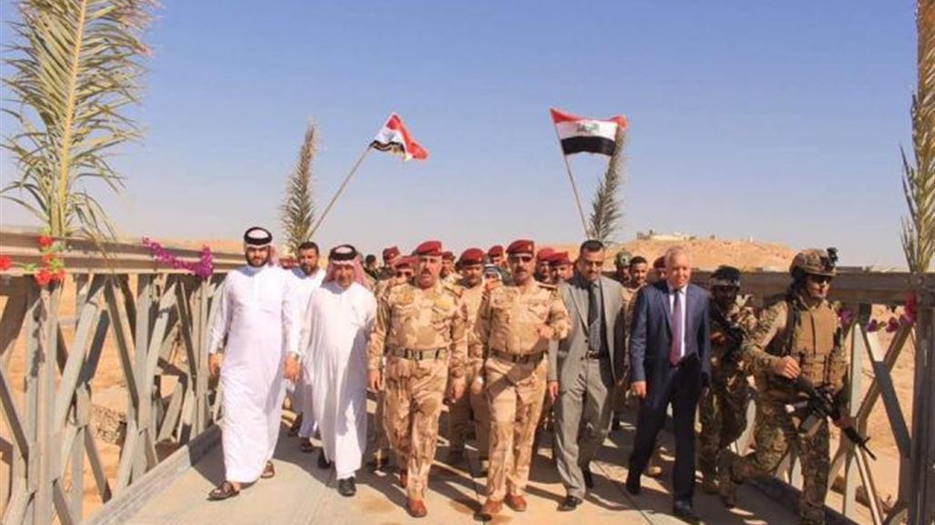 إعادة افتتاح جسر حوران الرابط بين ناحية البغدادي وقضاء حديثة