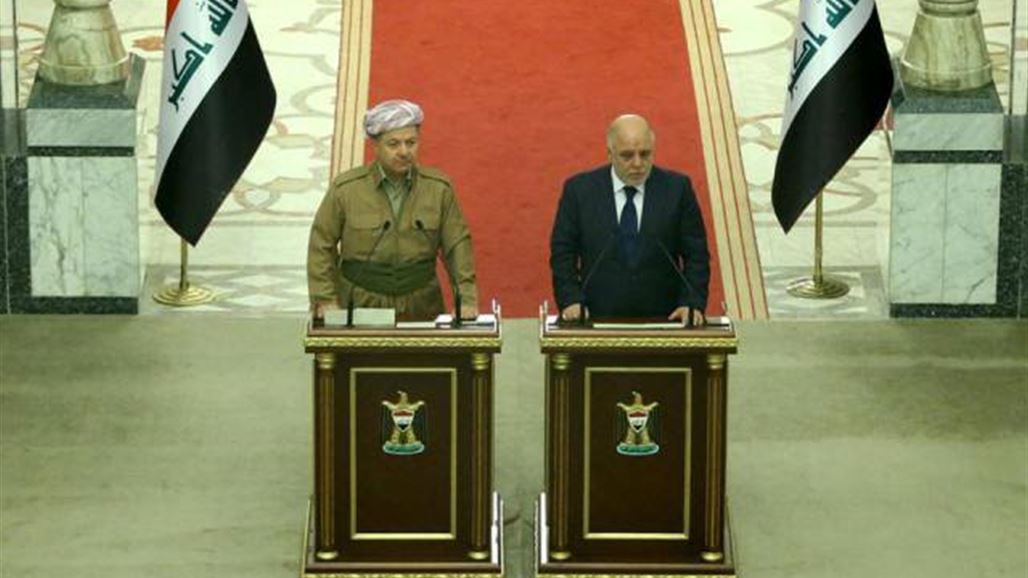 العبادي: ندعم الحكم اللامركزي ونؤيد الاستقرار السياسي لاقليم كردستان