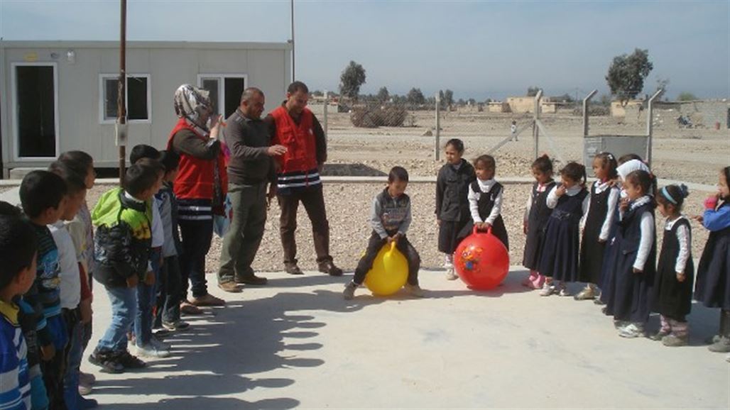 معسكر سعد .. اول مخيم بالعراق يعالج بشكل نهائي تسرب الطلبة النازحين