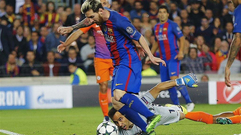 ميسي يتفوق ويقود برشلونة لفوز كبير على مانشستر سيتي