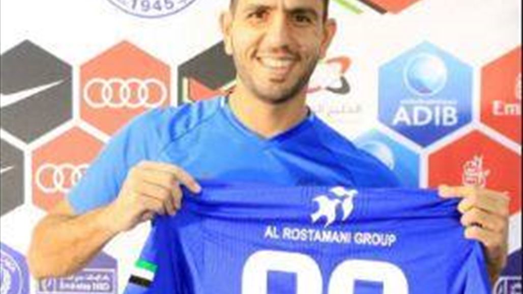 مهند عبد الرحيم يخوض أول لقاء له مع ناديه الإماراتي