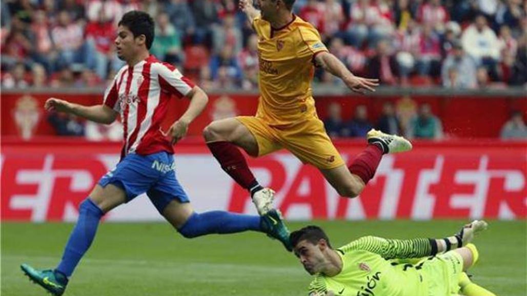 خيخون يتعادل مع أشبيلية في الدوري الاسباني