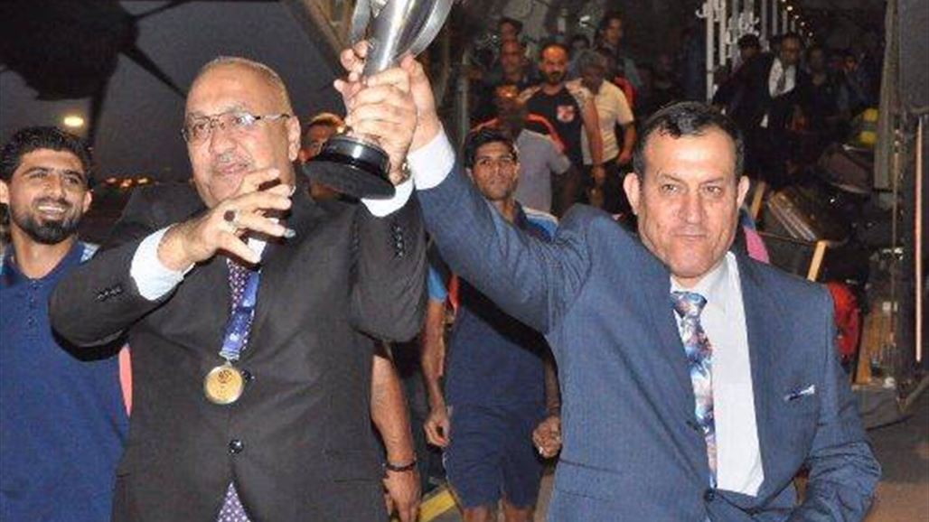 وصول وفد فريق القوة الجوية الى بغداد حاملاً كأس الاتحاد الآسيوي