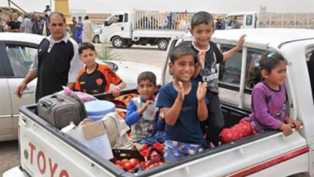 هجرة الأنبار تعلن عودة أكثر من 100 ألف اسرة نازحة الى المحافظة