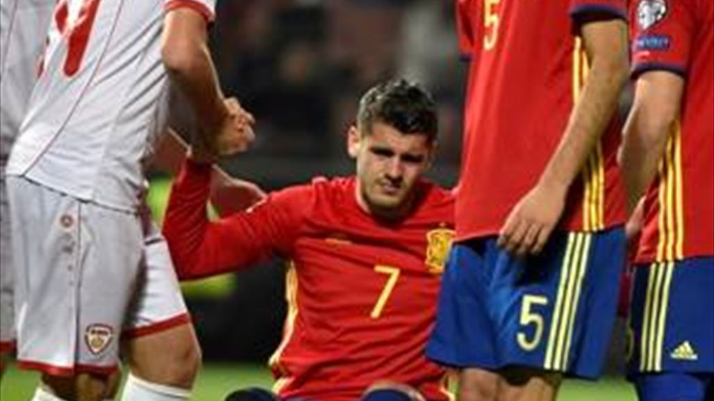 الإصابة تبعد موراتا عن لقاء الملكي وأتلتيكو مدريد