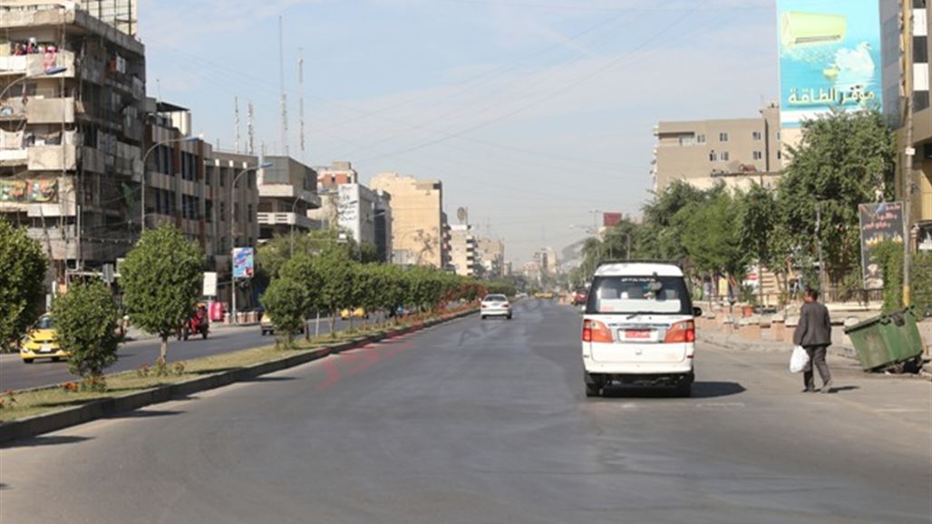 بالصور .. بغداد بشوارع فارغة كما لم تراها من قبل