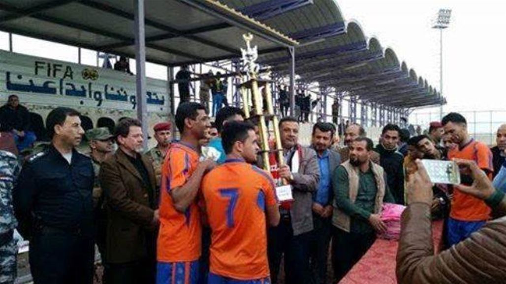 بلدروز يتوج بلقب بطولة "الموصل تتحرر" للمنتخبات في ديالى