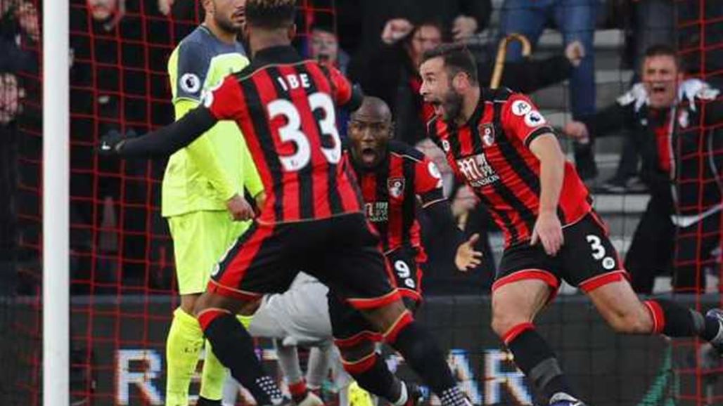 بورنموث يقلب الطاولة على ليفربول ويتغلب عليه 4-3