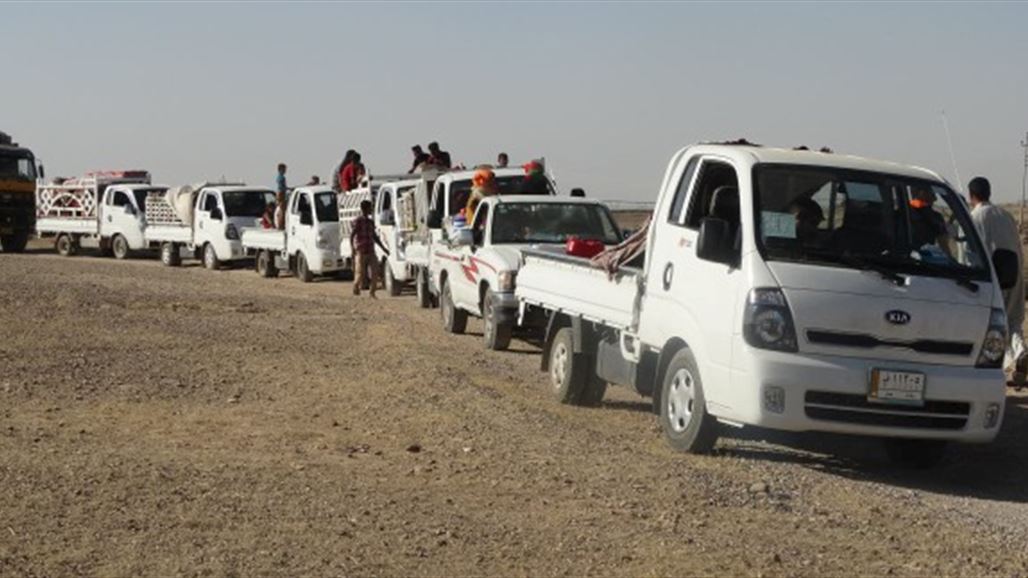 المباشرة بإعادة أهالي منطقة البو علي الجاسم في جزيرة الرمادي