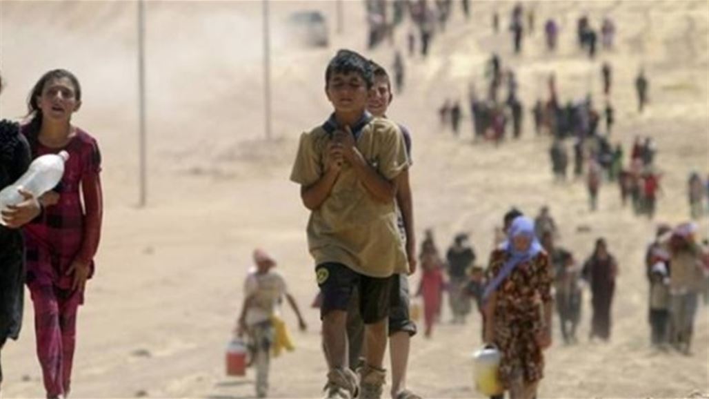 عشرات المدنيين اغلبهم اطفال ونساء يفرون من الحويجة ويصلون الى كركوك
