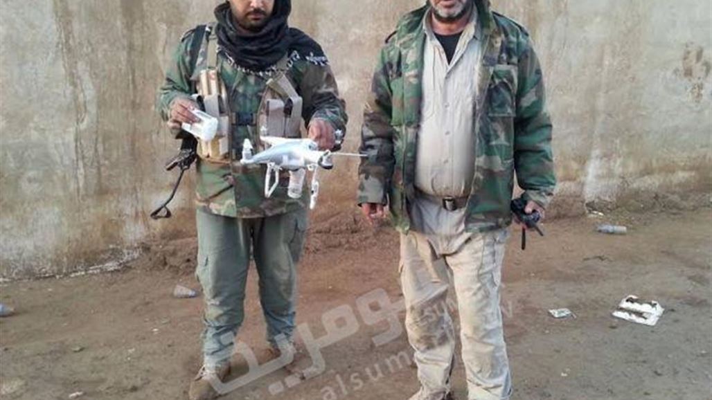 قائد بالحشد الشعبي يعلن إسقاط طائرة مسيرة لـ"داعش" جنوب الموصل