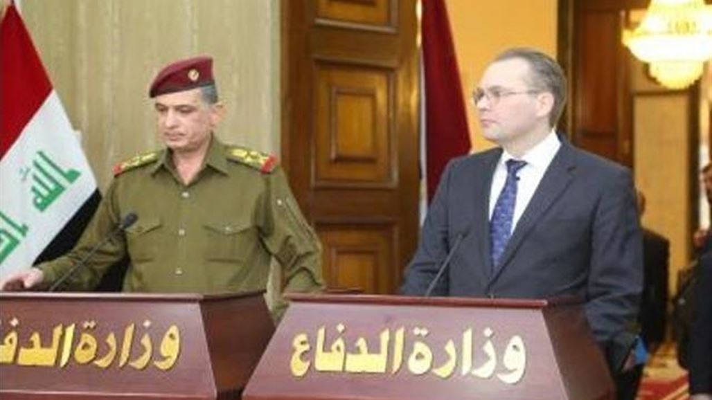 وزير الدفاع الفنلندي يصل الى بغداد