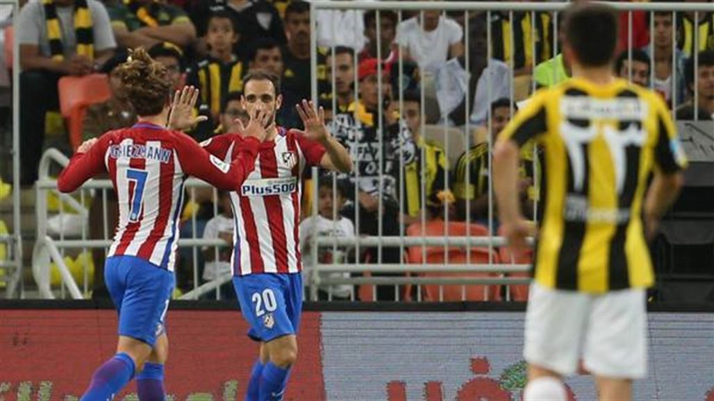 الاتحاد يخسر أمام أتلتيكو مدريد في ذكرى تأسيسه