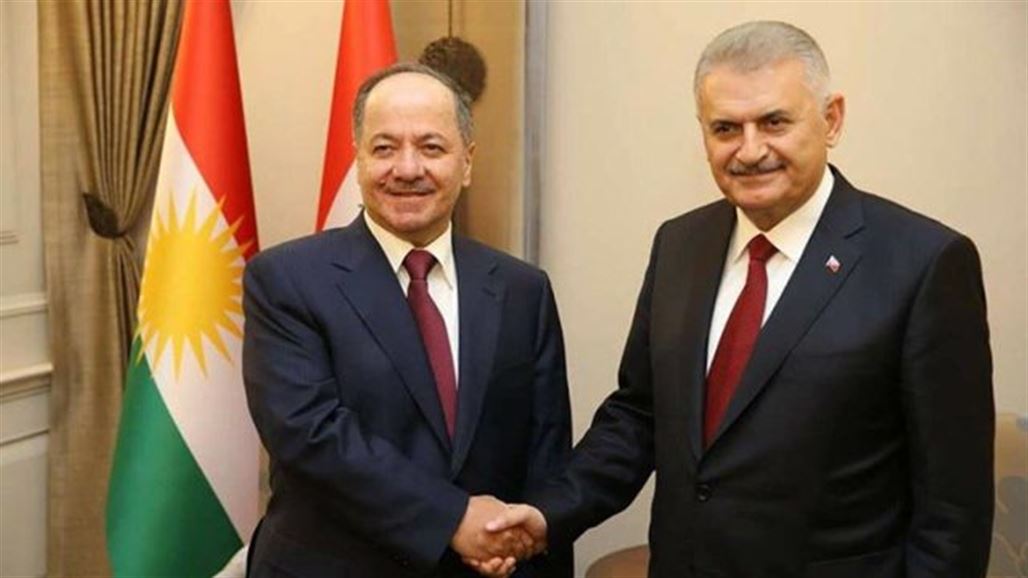 رئيس الوزراء التركي يصل إلى أربيل