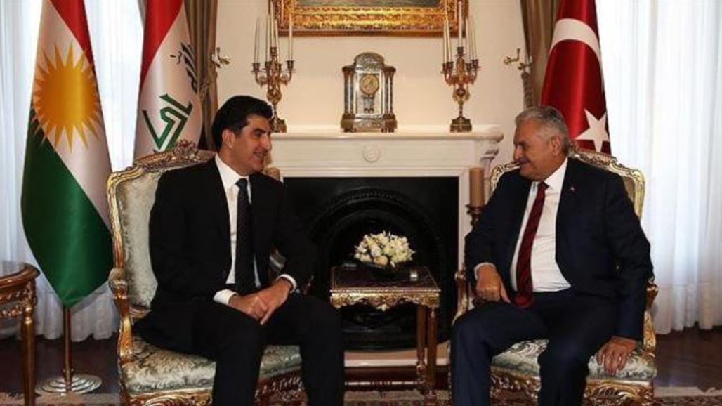 يلدريم يجتمع مع البارزاني في أربيل