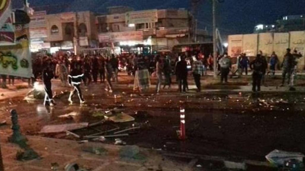 الصور الأولية لانفجار أبو دشير جنوبي بغداد