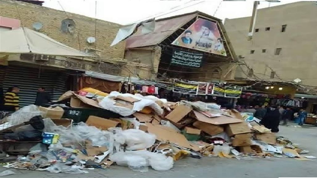 بالصور .. المثنى تغرق بالنفايات