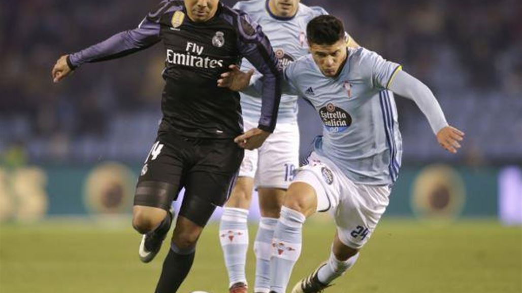 سيلتا فيغو يفرض التعادل على ريال مدريد ويقصيه من كأس الملك