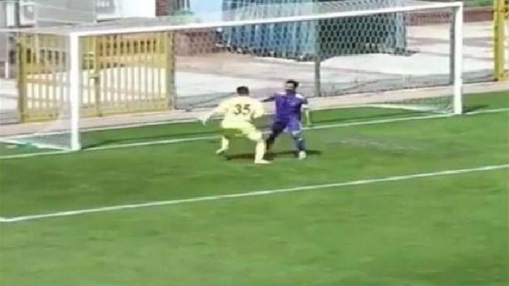 حارس غازي عنتاب يسجل في مرماه فرحا برده ركلة جزاء