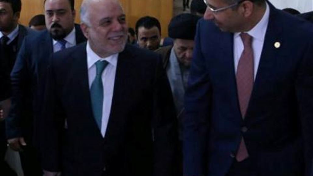 العبادي يصل الى مبنى البرلمان